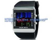 Бинарные LED часы 889