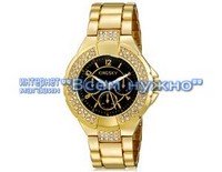Женские часы Kingsky 8807 черные